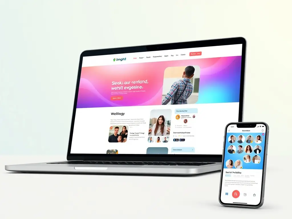A visually appealing and user-friendly website interface, representing Skyline Bridge's focus on creating exceptional web designs.