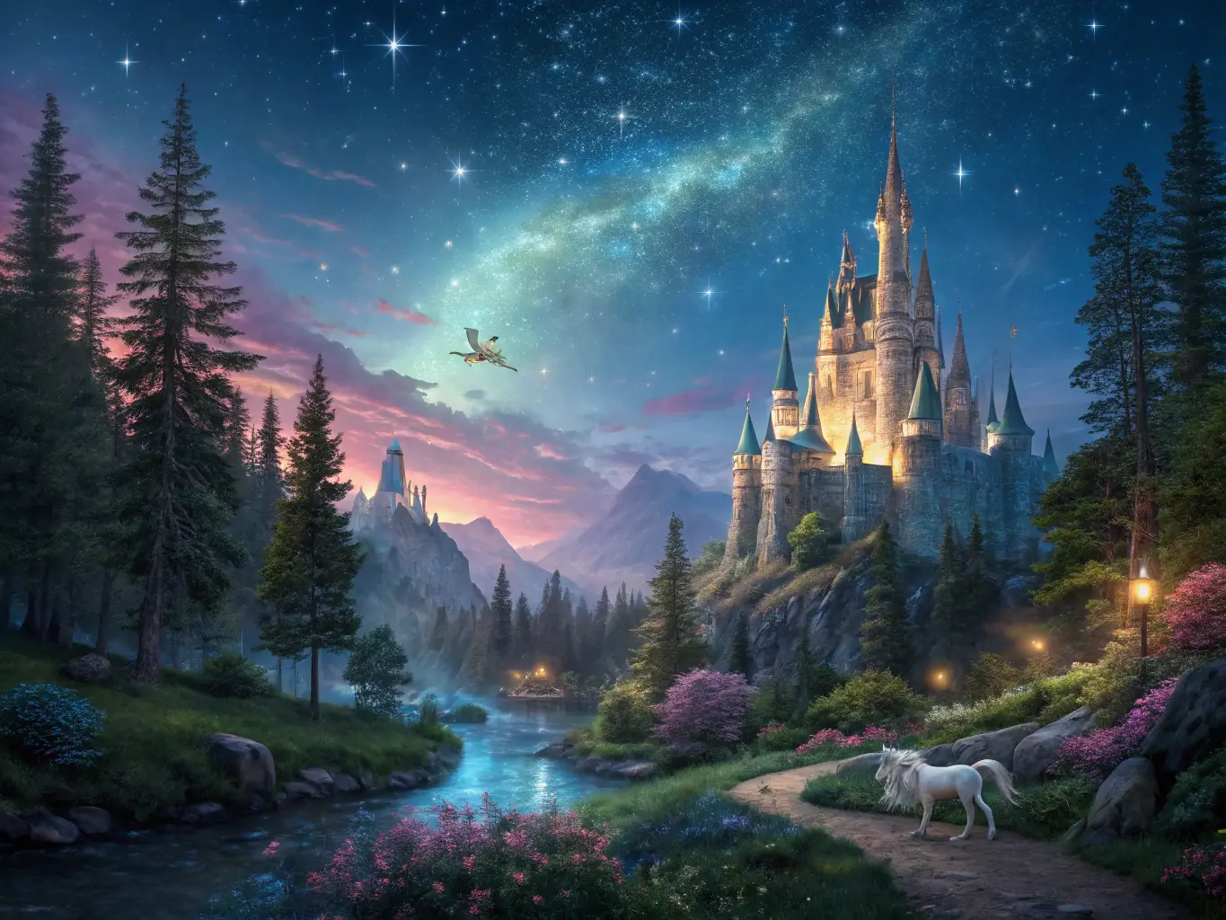 A vibrant and immersive game environment, illustrating Skyline Bridge's capabilities in developing engaging and interactive gaming experiences.
